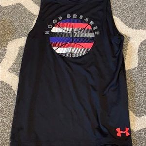 Black Under Armour Tank Top.